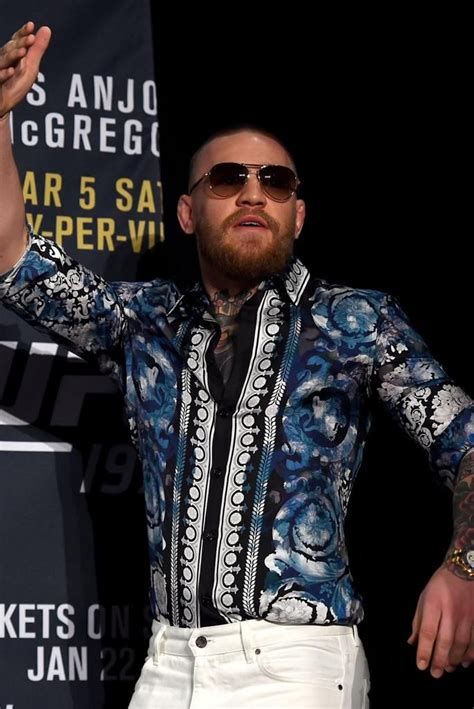 conor mcgregor shirt versace|Versace White Small.